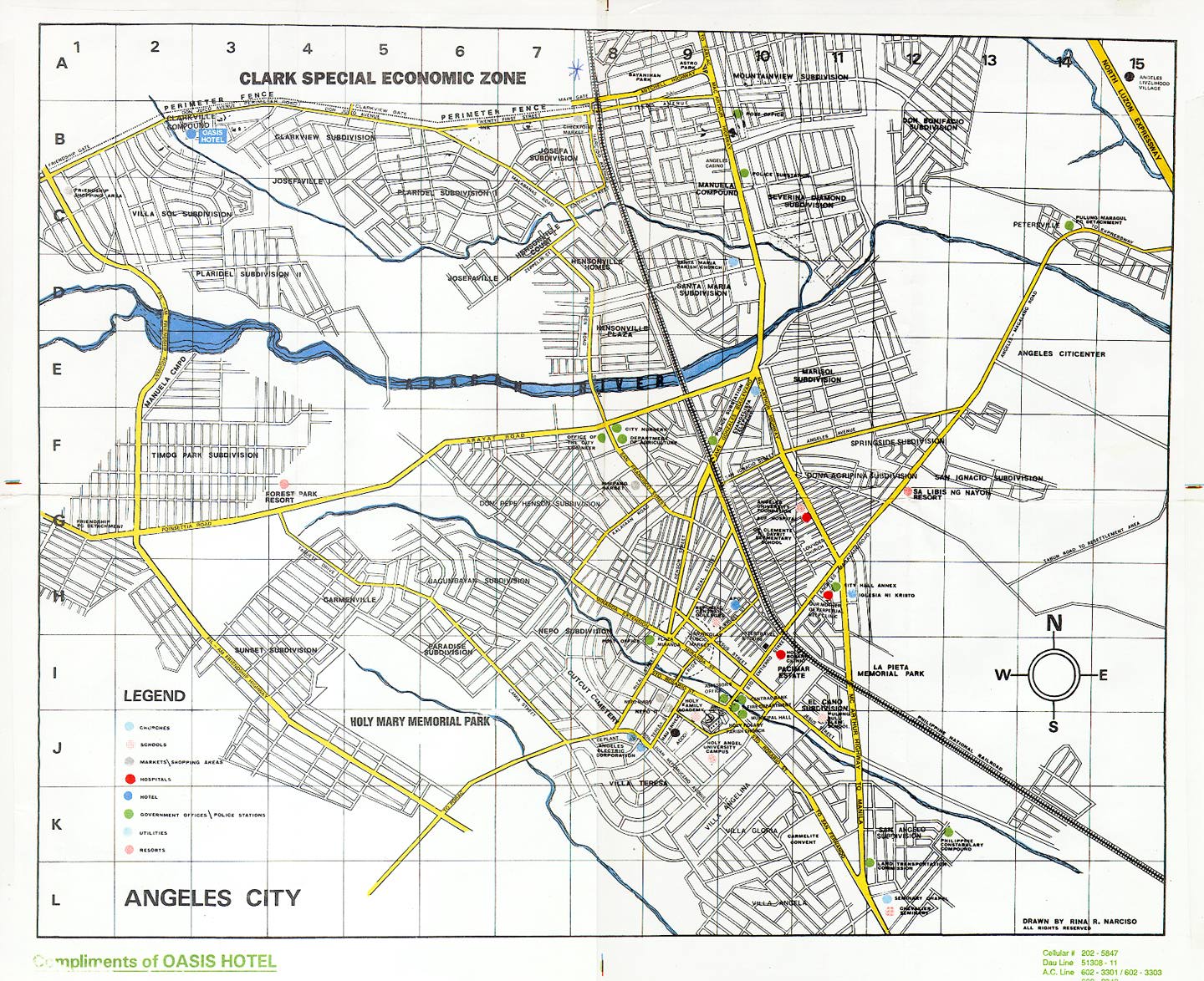 Angeles City Map